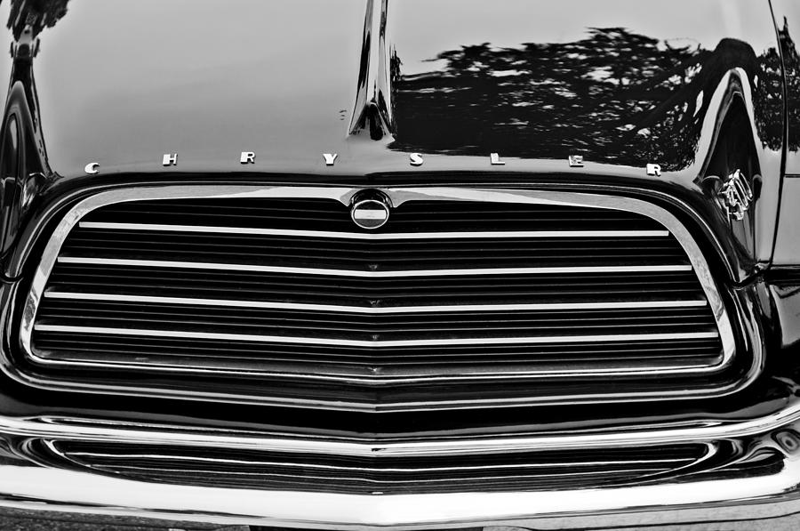 1959 Chrysler 300 Grille Emblem Photograph by Jill Reger