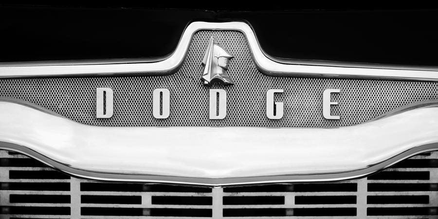 1959 Dodge Custom Royal Super D 500 Convertible Emblem Photograph by Jill Reger