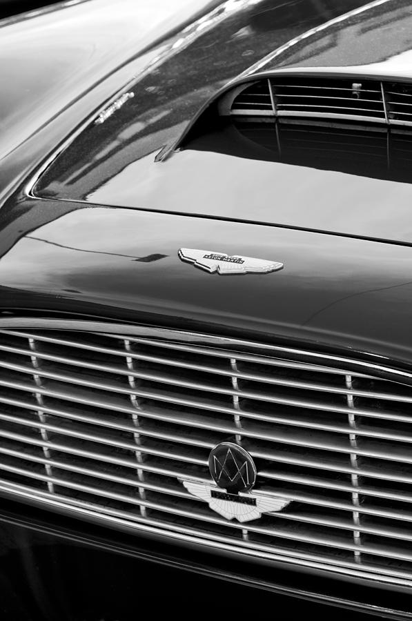 1960 Aston Martin Db4 Grille Emblem Photograph by Jill Reger