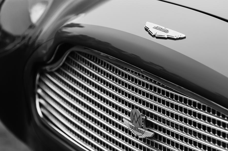 1960 Aston Martin DB4 GT Coupe Grille Emblem Photograph by Jill Reger