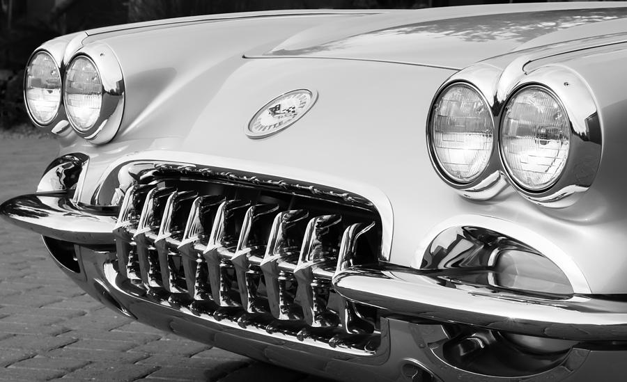 1960 Chevrolet Corvette Grille Photograph by Jill Reger