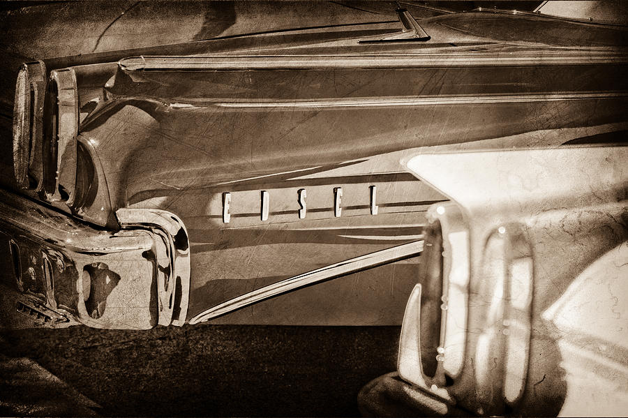 1960 Edsel Taillight Photograph by Jill Reger