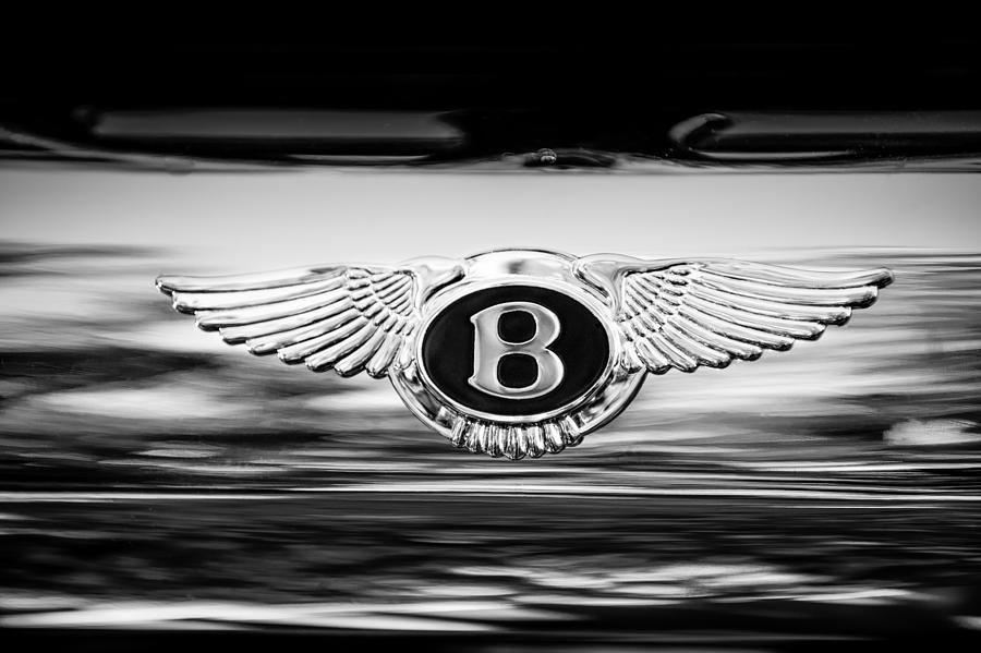 1961 Bentley S2 Continental - Flying Spur - Emblem Photograph by Jill Reger