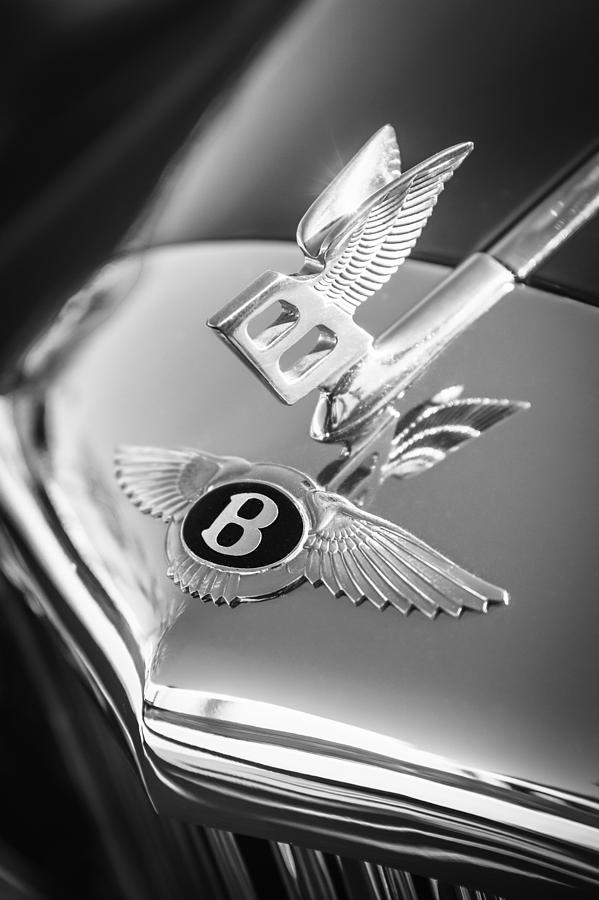 1961 Bentley S2 Continental Hood Ornament - Emblem Photograph by Jill ...