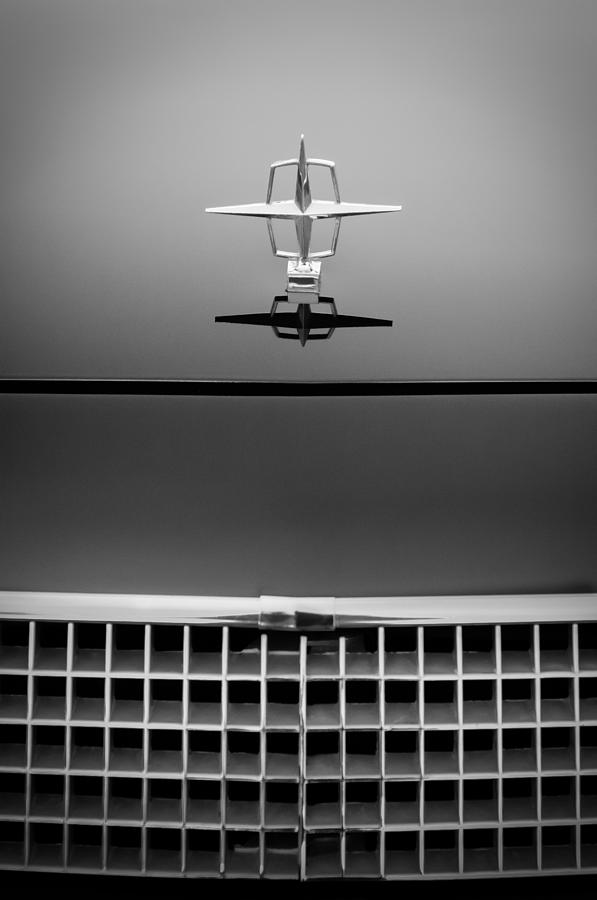 Car Photograph - 1961 Lincoln Continental Hood Ornament by Jill Reger