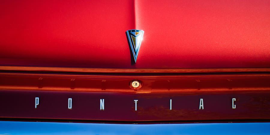 1961 Pontiac Catalina Emblem Photograph by Jill Reger
