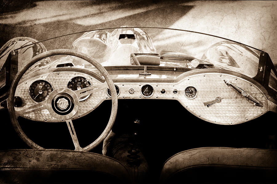 Car Photograph - 1962 Devin-mga Supercharged Roadster by Jill Reger