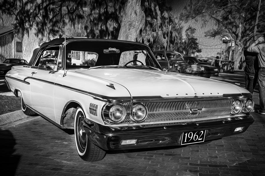 1962 Mercury Monterey Convertible BW Photograph by Rich Franco - Fine ...