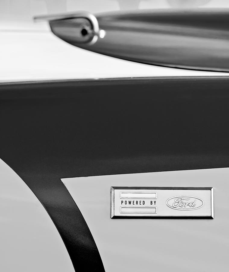 1962 Shelby Cobra 289 Ford Emblem Photograph by Jill Reger