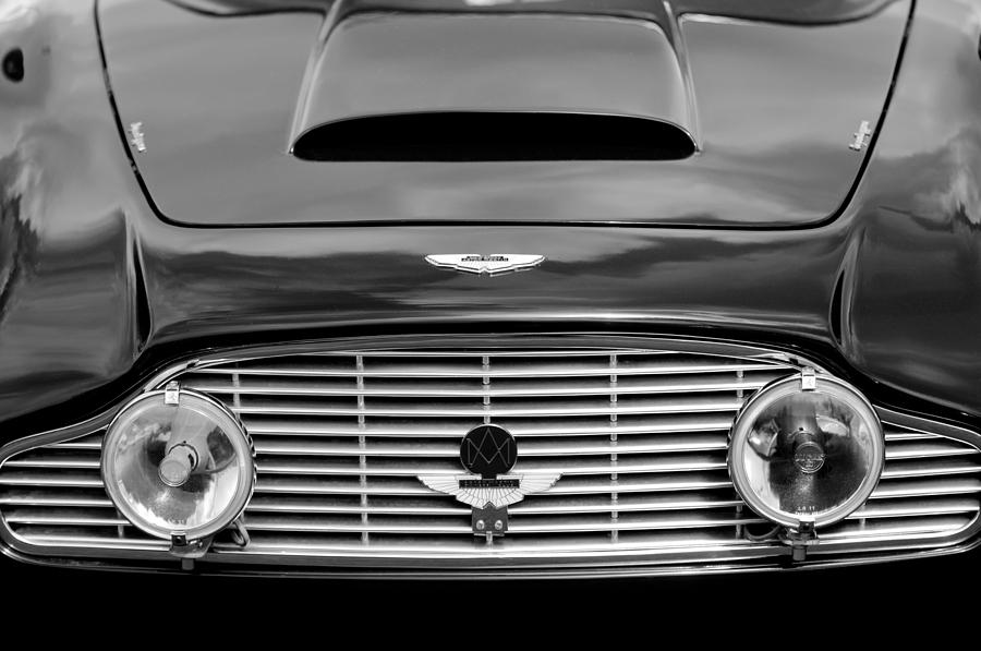 1963 Aston Martin DB4 Series V Vantage GT Grille Photograph by Jill Reger