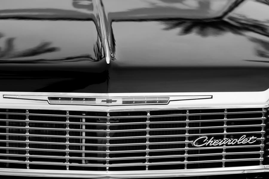 1964 Chevrolet Impala Grille Emblem Photograph by Jill Reger