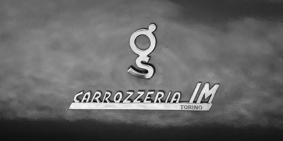 1965 Apollo 3500 GT Carrozzeria IM Torino Emblem Photograph by Jill Reger