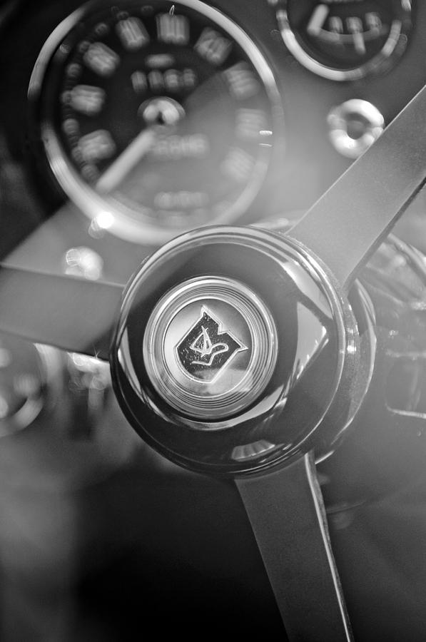 1965 Aston Martin DB5 Coupe RHD Steering Wheel Photograph by Jill Reger
