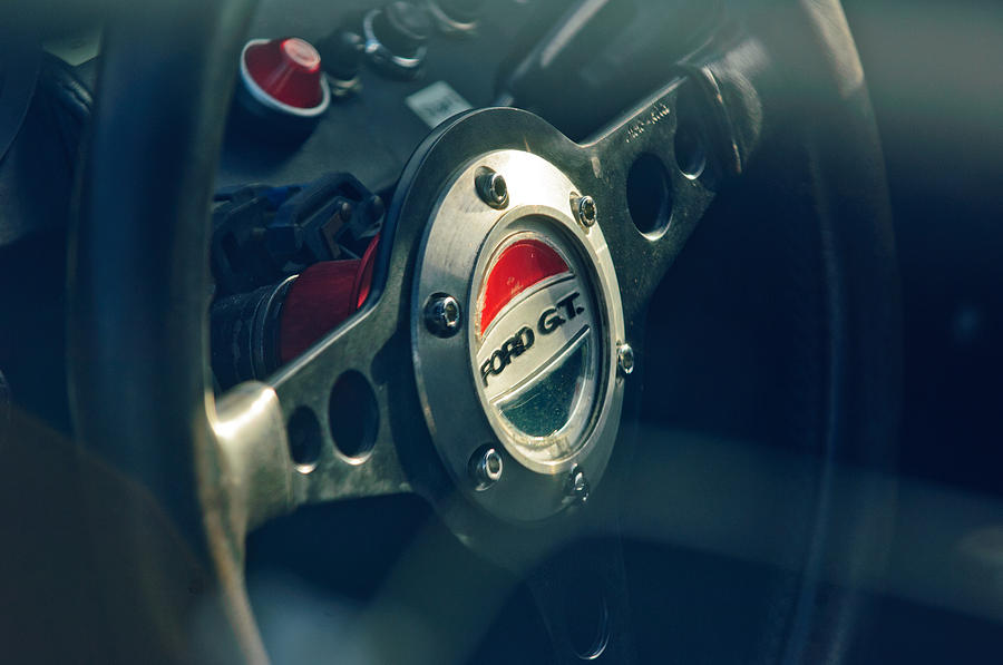 Ford gt steering wheel badge #4