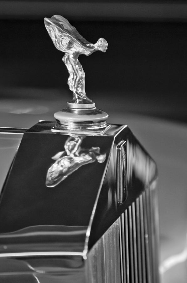 1965 Rolls-Royce Silver Cloud III Continental Coupe Hood Ornament Photograph by Jill Reger