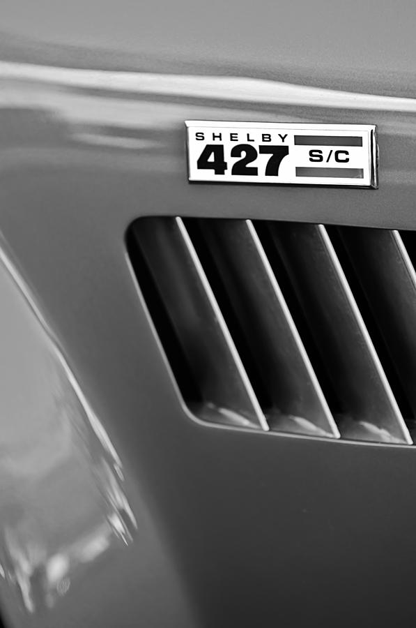 1965 Shelby Cobra 427 Emblem Photograph by Jill Reger