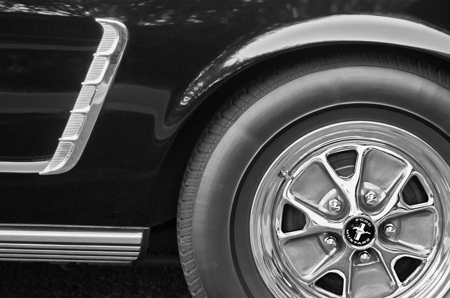 1965 Shelby prototype Ford Mustang Wheel #3 Photograph by Jill Reger