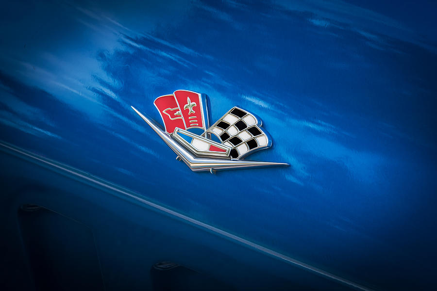 1966 Chevrolet Corvette Coupe Emblem   Photograph by Rich Franco