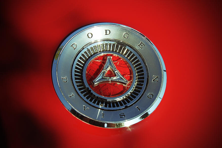 1966 Dodge Charger Emblem Photograph by Nick Gray