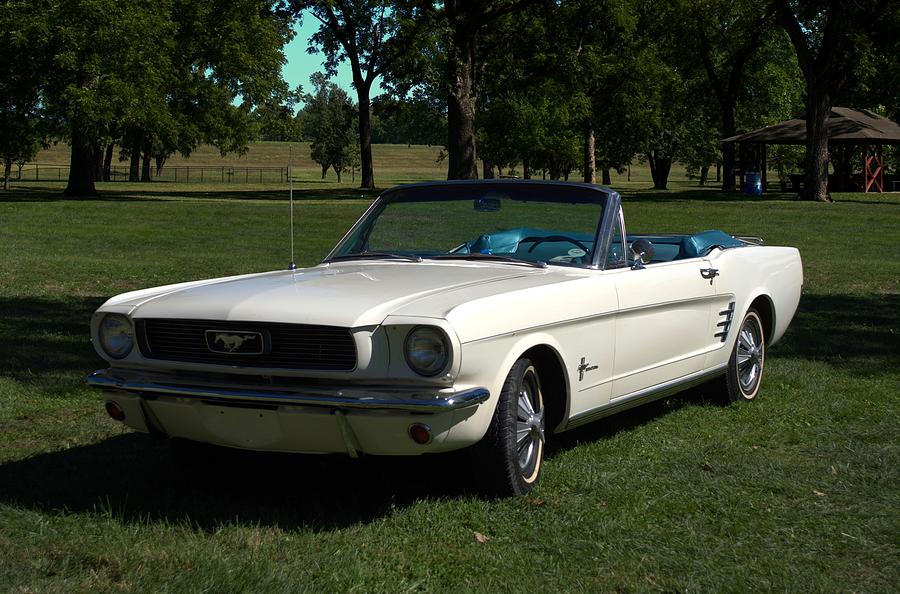 1966 Mustang Convertible Photograph by Tim McCullough