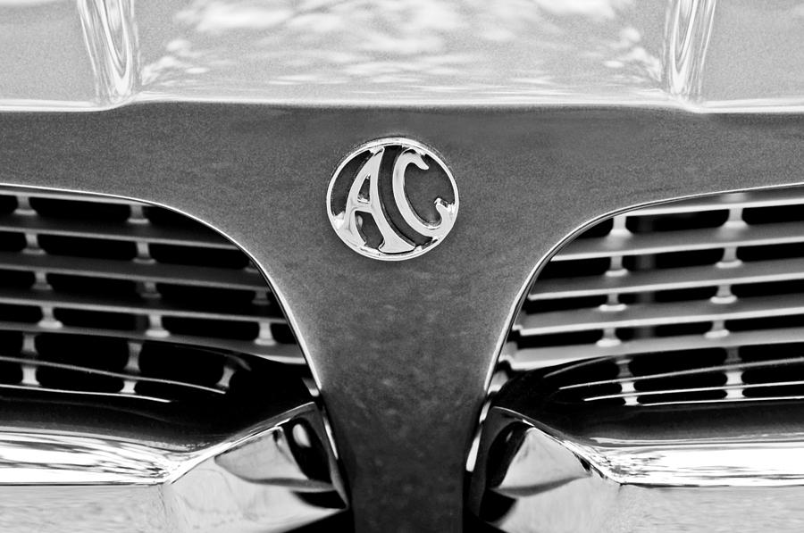 1967 AC 428 Grille Emblem Photograph by Jill Reger
