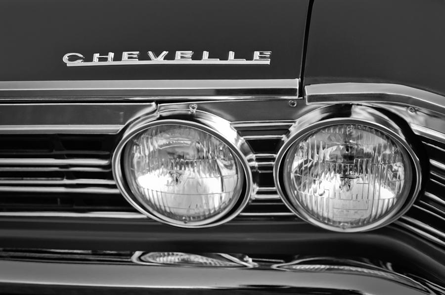 Car Photograph - 1967 Chevrolet Chevelle Super Sport Emblem by Jill Reger