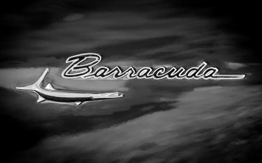 1967 Plymouth Barracuda Emblem Photograph by Jill Reger