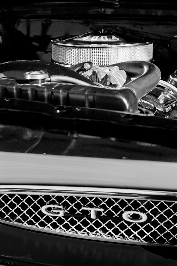 1967 Pontiac GTO Engine Emblem Photograph by Jill Reger