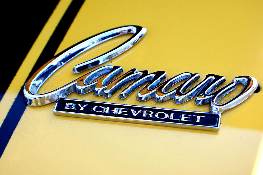 1969 Chevrolet Camaro Z28 Name Badge Photograph by DJ Monteleone - Fine ...