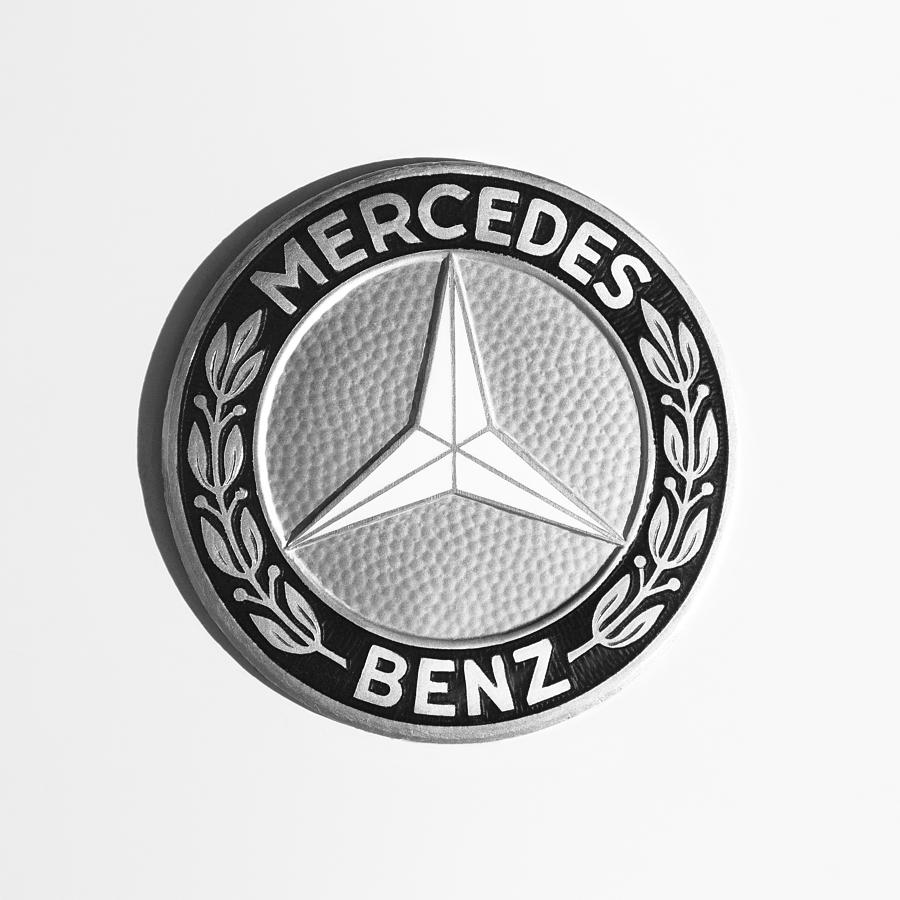 1969 Mercedes-Benz 280 SL Emblem Photograph by Jill Reger