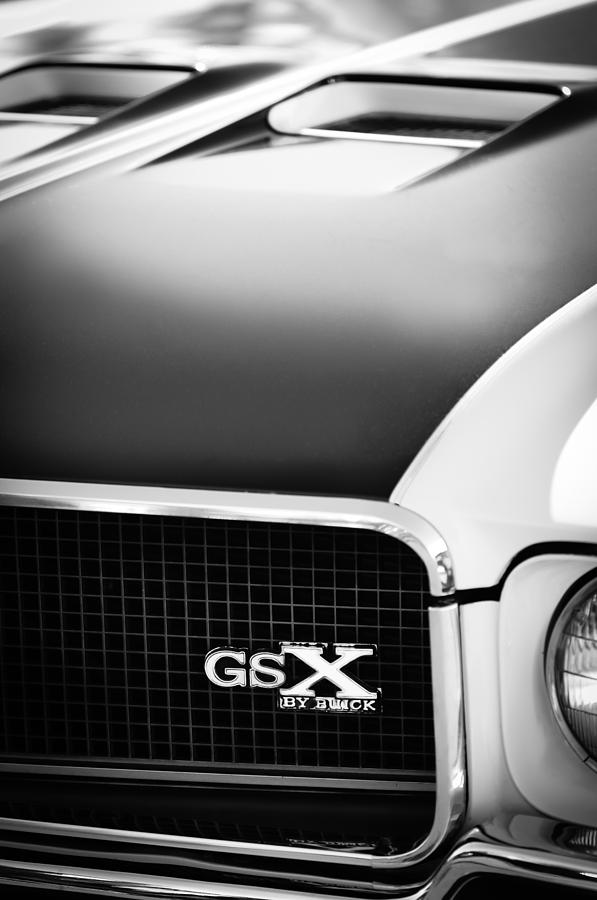 1970 Buick GSX Grille Emblem - Hood Photograph by Jill Reger