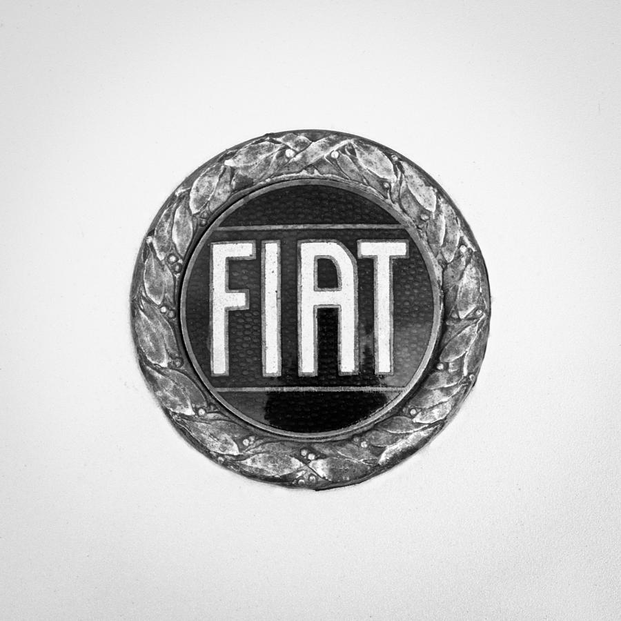 1971 Fiat Dino 2.4 Emblem Photograph by Jill Reger