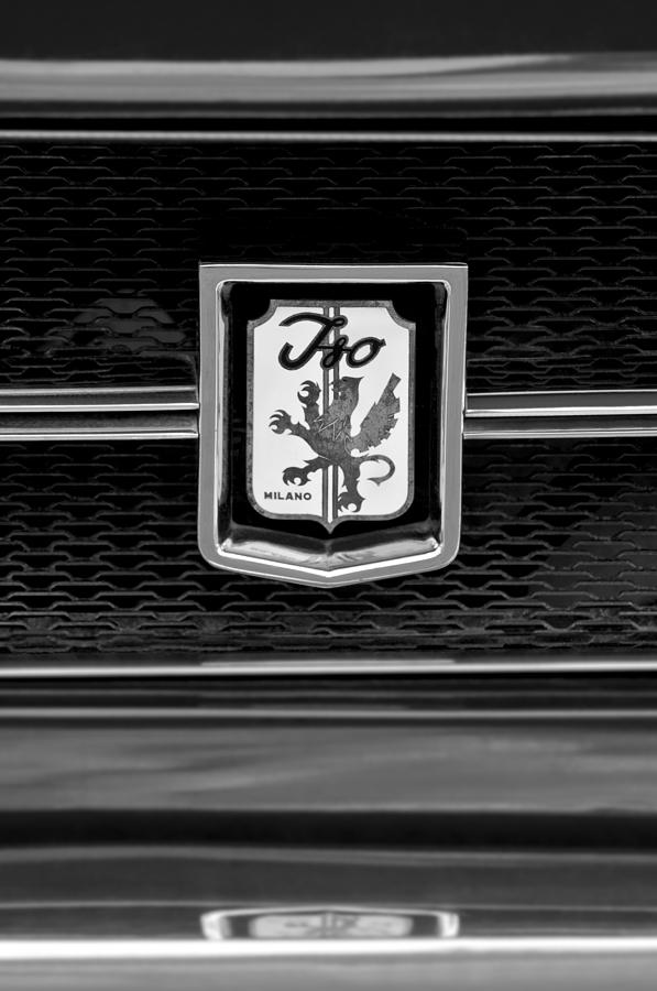 1971 Iso Grille Emblem Photograph by Jill Reger