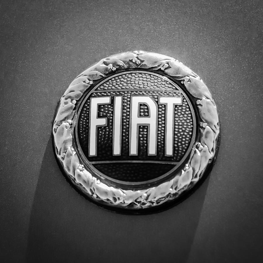 1972 Fiat Dino Spider Emblem Photograph by Jill Reger