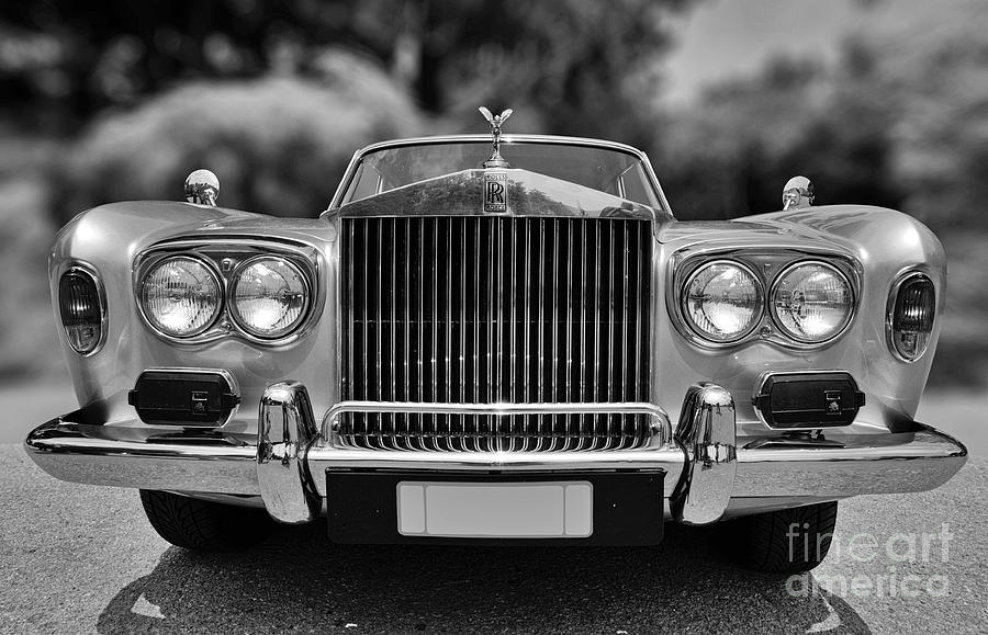 Car Photograph - 1974 Rolls Royce Silver Shadow #2 by George Atsametakis