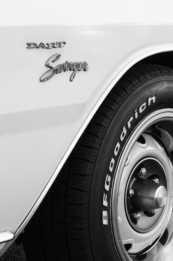1975 Dodge Dart Swinger Emblem Photograph by Jill Reger