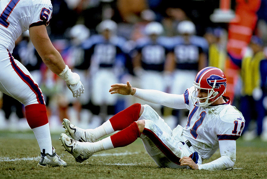 1999 AFC Wild Card Playoff Game - Buffalo Bills vs Tennessee Titans - January 8, 2000 Photograph by Allen Kee