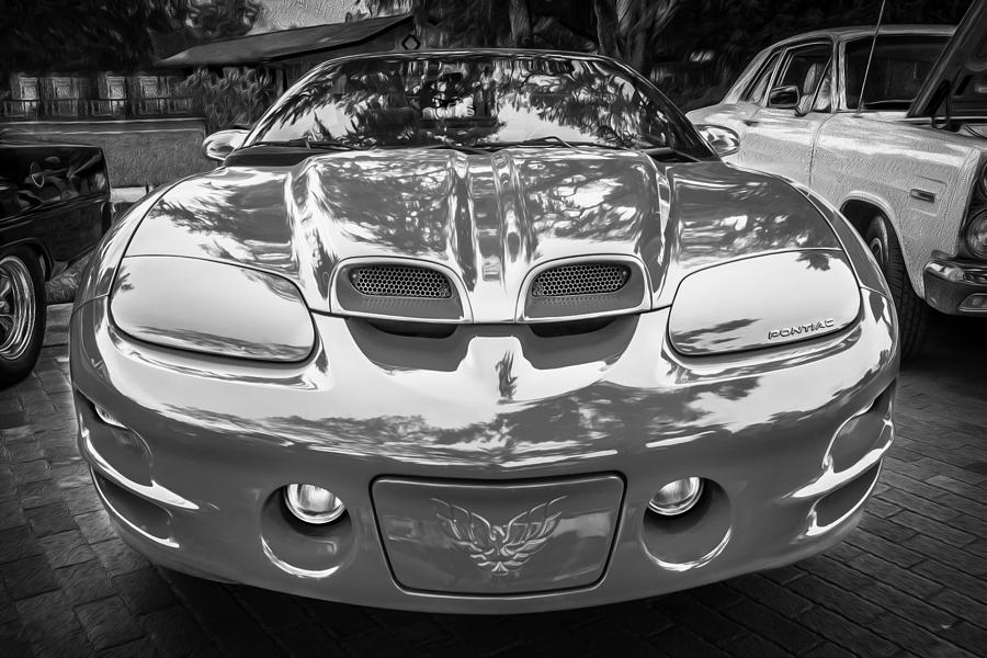 1999 Pontiac Trans Am Anniversary Edition Painted BW    Photograph by Rich Franco