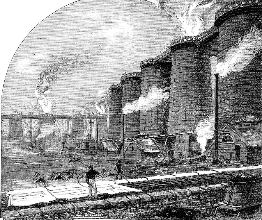 19th Century Blast Furnaces Photograph by Collection Abecasis/science ...