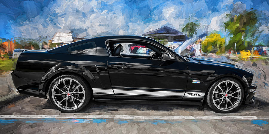 2007 Ford Mustang Shelby GT Painted #1 Photograph by Rich Franco