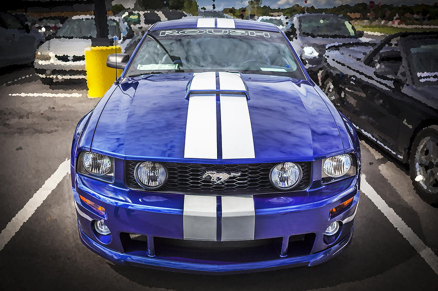 2008 Ford Shelby Mustang Roush Stage 2 #1 Photograph by Rich Franco