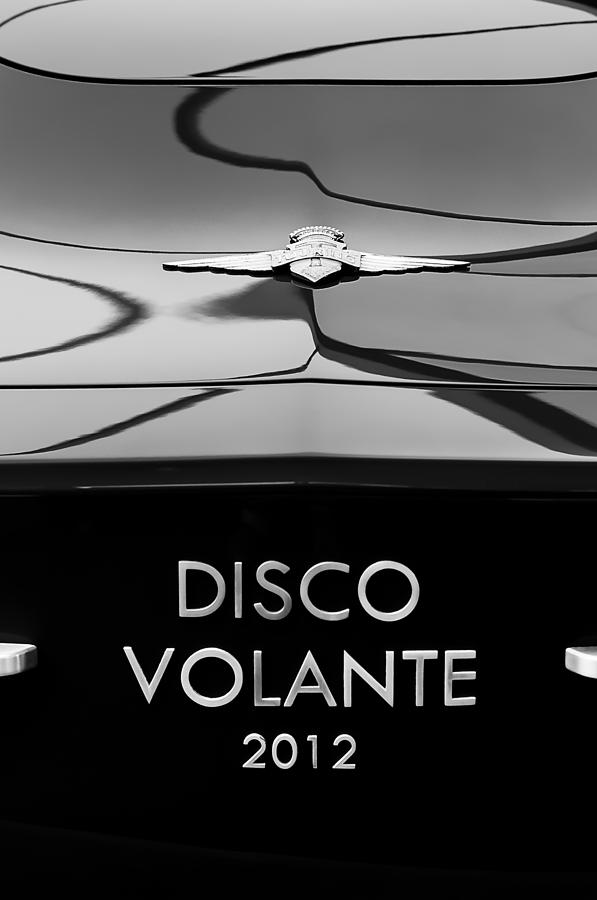 2012 Alfa Romeo Disco Volante Rear Emblem #1 Photograph by Jill Reger