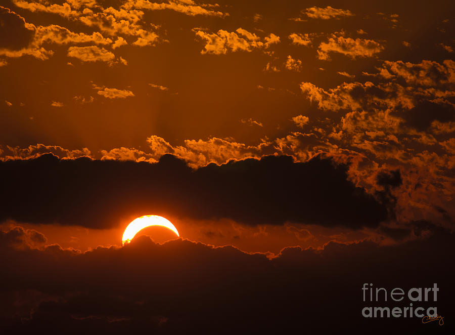 2012 Solar Eclipse Photograph by Imagery by Charly