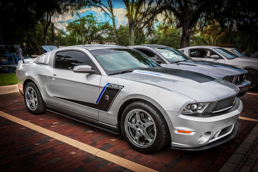 2012 Ford Roush Stage 3 Mustang RS3 Painted  #1 Photograph by Rich Franco