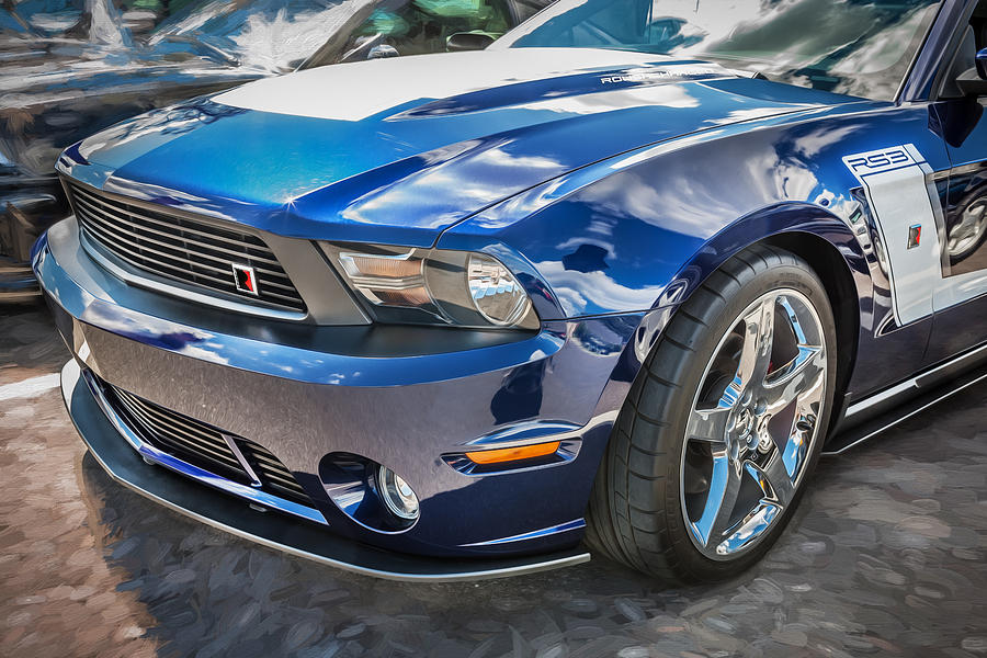 2012 Ford Shelby Mustang Roush Stage 3 Painted  #1 Photograph by Rich Franco