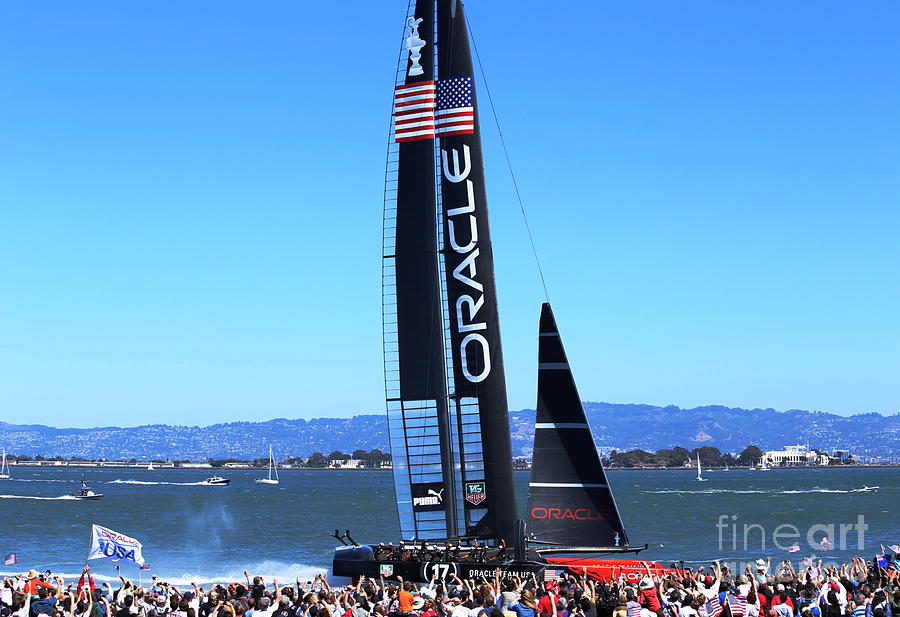 2013 Americas Cup 9 #1 Photograph by Theresa Ramos-DuVon