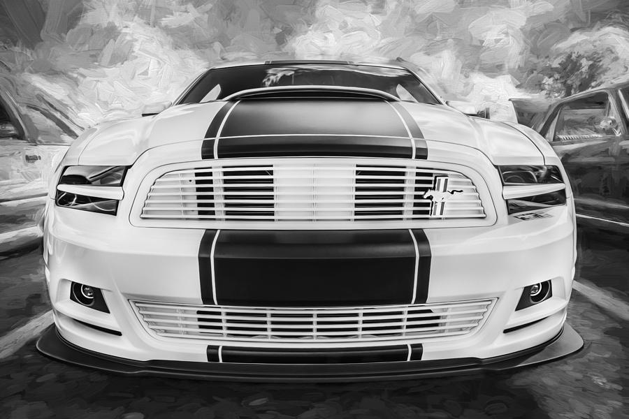 2014 Ford Mustang GT CS Painted BW    #1 Photograph by Rich Franco