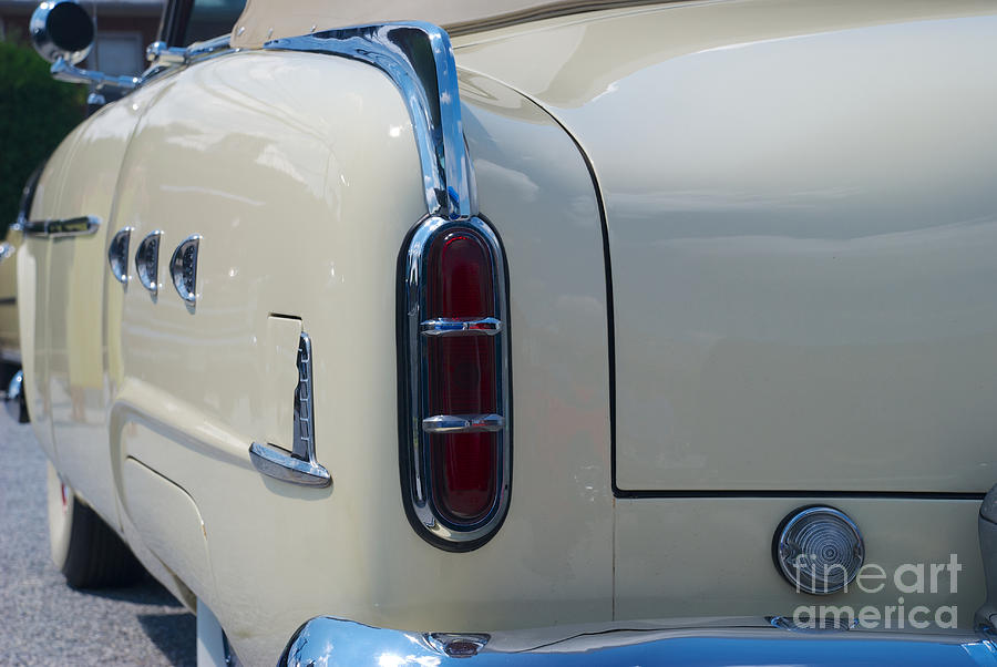 52 Packard Convertible Tail #1 Photograph by Mark Dodd
