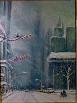 5th Avenue #1 Painting by Philip Corley
