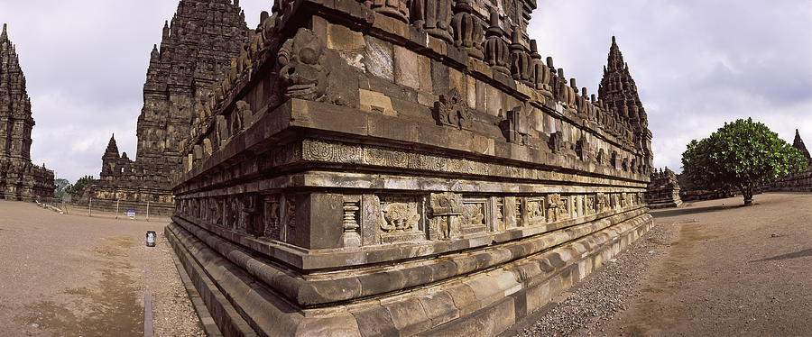 Architecture Photograph - 9th Century Hindu Temple Prambanan #1 by Panoramic Images